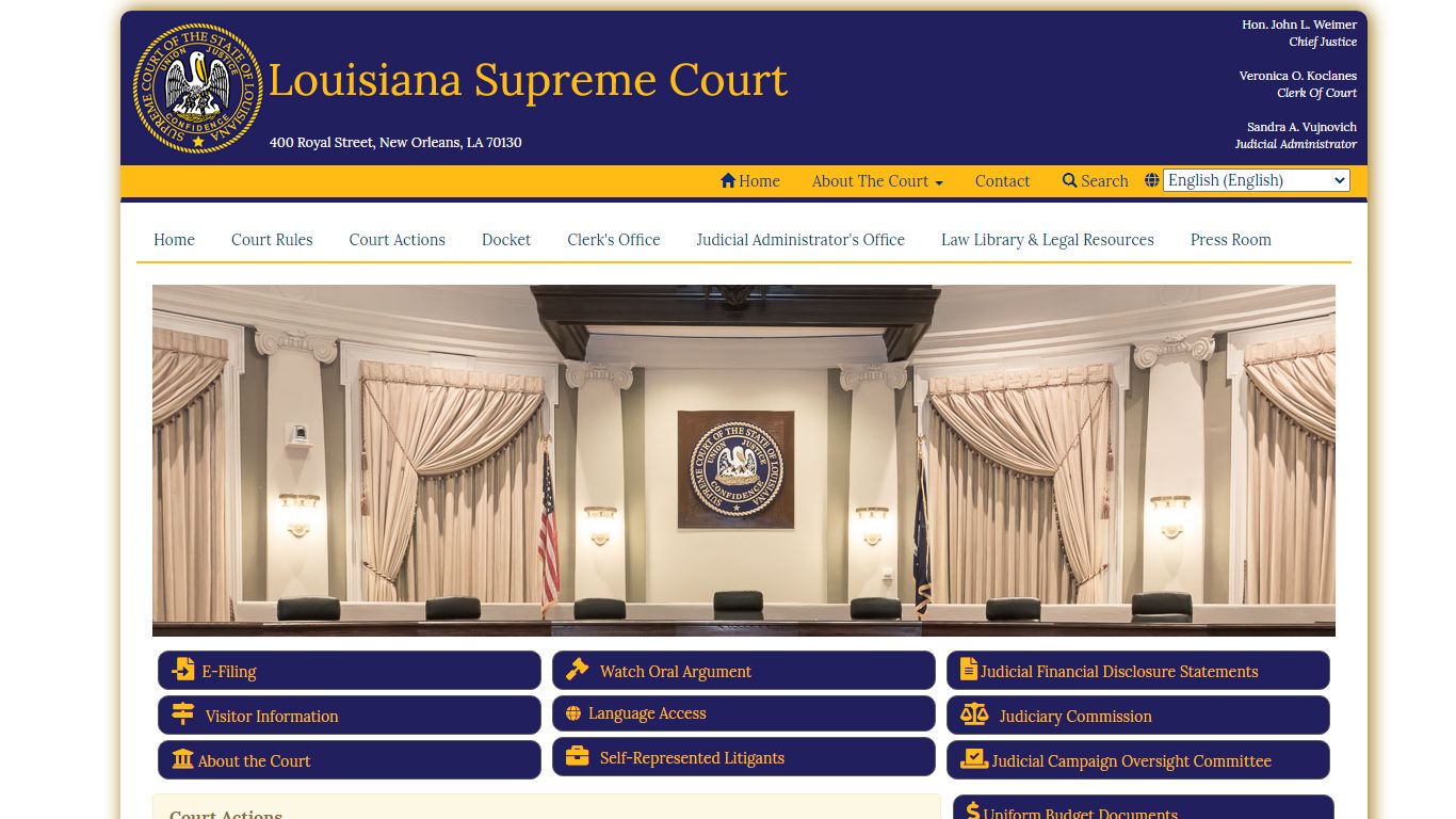 Home Page - Louisiana Supreme Court